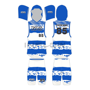 Drapeau d'entraînement 7 sur 7 Ensemble de compression sublimé Maillots 7v7 Maillot de football uniforme de football - Product Image 1