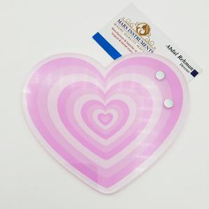 Tejas profesionales de acero inoxidable para pestañas, pinzas para extensiones de pestañas en forma de corazón, agarre duradero y fino - Product Image 1