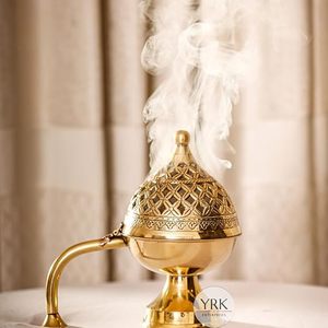 Quemador Bakhoor de latón de alta demanda para el hogar y la decoración religiosa disponible a precio mayorista de la India por HF CRAFTS - Product Image 6