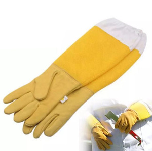 Gants de protection apiculteurs/gants apiculteurs en cuir de vache, gants apiculteurs respirants - Product Image 1