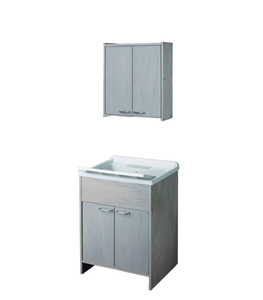 Armoire de rangement de salle de bain italienne de luxe 59cm en chêne Design moderne personnalisé et écologique avec kit d'installation inclus - Product Image 2