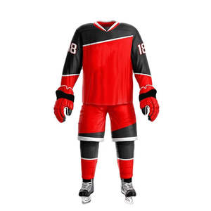 Tenues de hockey sur glace personnalisées de haute qualité à prix raisonnable, 100% polyester, style OEM pour le nom de l'équipe - Product Image 5