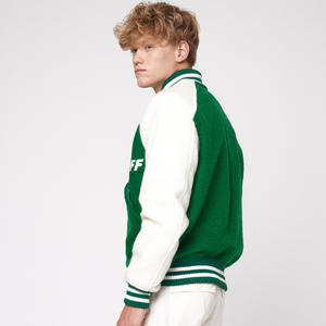 Chaqueta de bombardero de estilo universitario de lana Vintage XL para hombre, calidad Premium, cómoda, ligera, patrón de moda de invierno, acabado de lona - Product Image 2