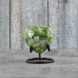 Affordable Keepsake Urns with Stand Engraved Urns for Baby Ashes High Quality <b>Heart</b> Keepsakes Brass <b>Heart</b> Keepsake High Quality - Product Image 1