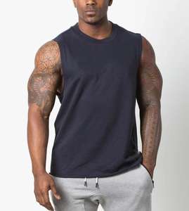 Camiseta sin mangas Sun Faded Gym Singlet de alta calidad hecha a medida para gimnasio y ropa informal, ligera, transpirable, duradera, perfecta - Product Image 4