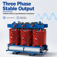 Transformateur triphasé de type sec série SCB, refroidi par air, pour distribution d'énergie, 250 KVA, 300 KVA, 400 KVA