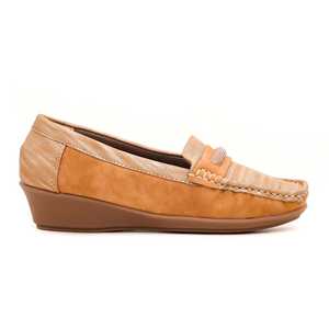 Ensemble mocassin beige pour femme WN4256 - Product Image 3