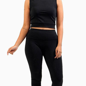 Ensemble de yoga nouveau style ensemble de yoga à bas prix pour femme vêtements de sport à séchage rapide ensembles de yoga pour femmes fabriqués au Pakistan - Product Image 6