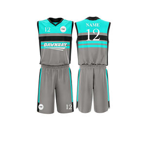 Ensemble de maillot de basket-ball sublimé, maillot et short en polyester respirant à séchage rapide, vêtements de sport d'équipe pour hommes, femmes et jeunes - Product Image 2