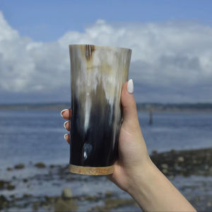 Corne à boire en verre, tasse viking, écologique, haute qualité - Product Image 1
