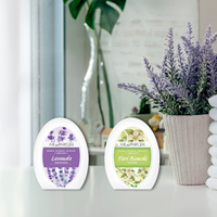 AirdeParfum Désodorisant Solide en Gel 150g Lavande Florale Longue Durée Rafraîchisseur d'Ambiance Calme Propre Agréable pour la Maison et l'Hôtel