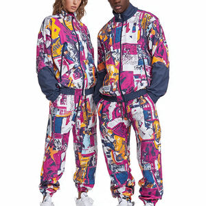 Conjunto Deportivo para Hombre, Diseño 2 en 1, Ecológico, Resistente al Viento, Transpirable, con Estampado, Sudadera con Capucha y Pantalones Deportivos, Estilo Urbano, para Invierno - Product Image 6