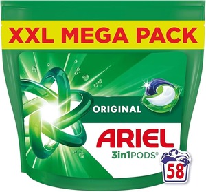 Pack géant pour Ariel All in 1 Pods 100 lavages Détergent à lessive en capsules Pratique pour les vies occupées - Product Image 4