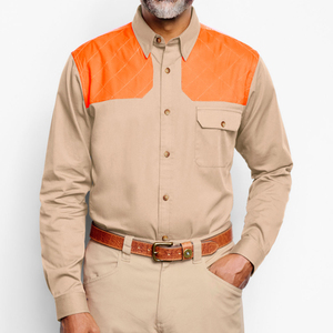 2024 primavera y verano camisa de hombre al aire libre manga larga táctica pesca y caza camisa bolsillos en el pecho - Product Image 2