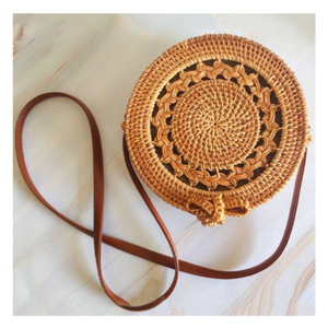 Bolso de mimbre ecológico tejido a mano para armarios minimalistas, estilo de vida ético y moda Boho Chic - Product Image 5