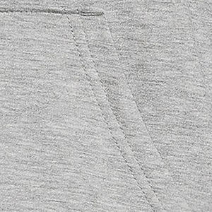 Sweat à capuche gris chiné avec logo personnalisé pour femmes Style coréen Coton polaire Saison d'hiver Logo avant Position - Product Image 5