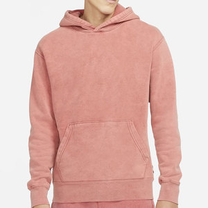 OEM Custom <b>Men</b> Vintage Acid Wash <b>Hoodie</b> 400gsm Heavyweight Cotton <b>Fleece</b> Pullover Retro Hoody Factory Wholesale - Product Image 1