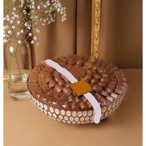 Design attrayant décoration de Table chocolat bol de service en fil de métal noir bol à chocolat bonbons Dessert affichage en vente - Product Image 2