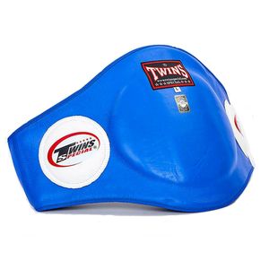 Twins Belly <b>Pad</b> Genuine Leather Muay Thai & Boxing Body Protector for Trainers & Coaches - Product Image 2
