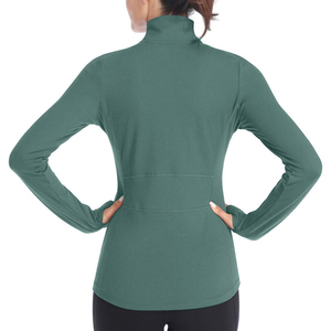 Women's <b>Yoga</b> <b>Jacket</b> Fitness Wear Eco-Friendly Windproof Breathable Lightweight Spandex/Polyester/Nylon Trending High Quality - Product Image 2