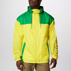 Chaqueta Cortavientos Impermeable para Hombre de Alta Calidad con Cuello Alto, Logotipo Frontal Personalizado y Capucha - Product Image 1