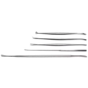 Lot de 5 dissecteurs Penfield n ° 1, 2, 3, 4, 5 Instruments neuro-chirurgicaux pour la colonne vertébrale - Product Image 3