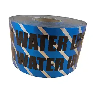 Ruban détectable souterrain en aluminium de 5 mils, feuille de PET renforcée pour avertissement de sécurité des conduites d'eau, approvisionnement B2B - Product Image 4