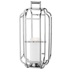 Juego de 2 candelabros hechos con vidrio acrílico y chapados en oro de alta calidad de Metal de calidad de lujo, suministro de decoración de boda - Product Image 5