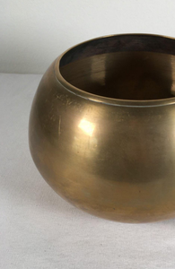 Pot de fleurs rond en laiton antique personnalisé, magnifique, fait à la main, martelé, pour l'intérieur et l'extérieur, pour la décoration de la maison et du jardin - Product Image 6