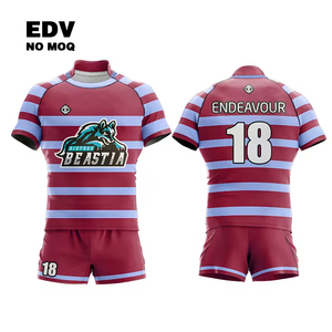 Bajo MOQ Custom Rugby Jersey Diseño libre Rugby Fútbol Desgaste Uniforme - Product Image 5