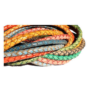 Cordons en cuir tressé de créateur pour sacs, vêtements, chaussures, textiles d'intérieur-Caractéristique imperméable - Product Image 1