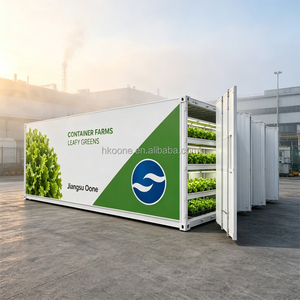 Conteneur hydroponique pour agriculture intelligente avec système d'auto-fertigation et de contrôle du pH pour ferme de légumes de qualité commerciale - Product Image 5