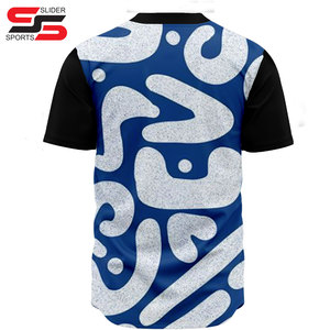 Tout nouveau Design 100% Polyester Élégant Nouveau Design OEM Maillot de Baseball Sublimé Pour Hommes Jeunes Unisexe Sports Baseball Shirt - Product Image 4