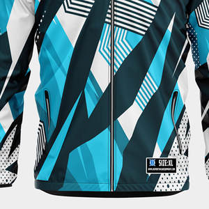 Chaqueta cortavientos ligera sublimada al por mayor para hombre, chaqueta Softshell, chaqueta sublimada deportiva, cortavientos para exteriores, chaquetas de montaña - Product Image 5