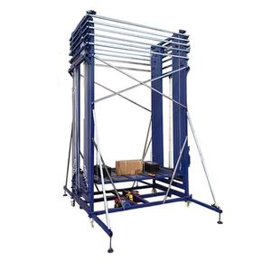 Plateforme Élévatrice Électrique Industrielle 500kg 2-15M avec Barrière de Protection, Pieds de Support et Hauteur Réglable pour Entrepreneurs - Product Image 1