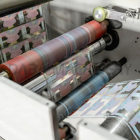 Machine d'impression flexographique avec système de refroidissement par eau pour l'impression d'étiquettes de bouteilles de boissons, de films et de produits autocollants