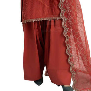 Shalwar Kameez pakistanais 2025, robe pour femmes en 3 pièces, costume imprimé numérique pour la vente en gros en taille adulte - Product Image 4