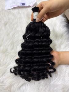 ผม VQ ลอนหยิกเป็นลอน1B 100% สำหรับต่อผมดิบเวียดนามมีหลายขนาดและหลายสีให้เลือก - Product Image 4