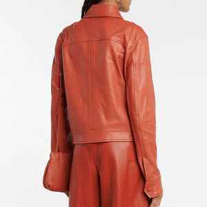 ¡Novedad de 2025! Chaqueta de piel de oveja sintética de alta calidad para mujer, traje de invierno informal de Color único, técnica teñida lisa - Product Image 4