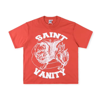 T-shirt Homme Vintage Délavé à l'Acide avec Logo Personnalisé, Coton/Polyester Épais Effet Vieilli, Coupe Slim, Design Uni Vierge