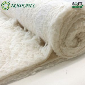 Non-tissé organique teint en coton ouate légère pour la literie et textile à la maison - Product Image 5