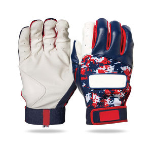 Guantes de Bateo Premium para Adultos y Jóvenes, Ajuste Tri-Curvo, Cuero Genuino, Guantes Deportivos para Béisbol y Sóftbol, Fabricante de Guantes - Product Image 1