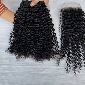 Peluca de cabello humano vietnamita para mujeres negras, mechones ondulados con cierre frontal de encaje hd, 100% - Product Image 4