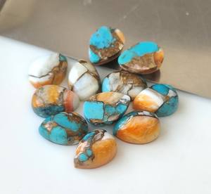 พลอยอัญมณีธรรมชาติแบบหลังแบนทำจากทองแดง3x5mm-20x30mm อัญมณีหลวมพิเศษสำหรับการทำเครื่องประดับขายส่ง - Product Image 6