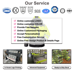 Yolite กางเกงเซฟตี้ผ้าไนลอนของผู้ชายขนาด3ม. มีโลโก้ตามสั่งยี่ห้อ Hi VIS ANSI Class 2 EN ISO 20471 Class 1 LED - Product Image 4