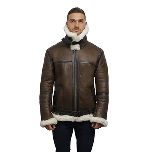 Nouvel arrivage de veste en cuir PU tendance pour hommes veste en cuir personnalisée pour hommes veste en cuir de fourrure de haute qualité 2025 - Product Image 3
