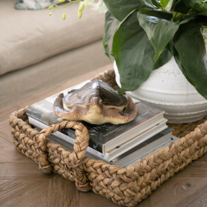 ถาดผักตบชวาสำหรับตกแต่งเครื่องครัวถาดเสิร์ฟน้ำงานฝีมือถาดผักตบชวาของตกแต่งบ้านขายส่งจากเวียดนาม - Product Image 3