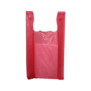 Bolsas de plástico PE para llevar y llevar camisetas de compras con asas para supermercado, comida, llevar compras - Product Image 2
