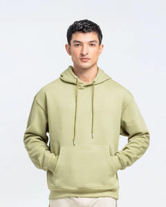 Sweat à capuche confortable en vert inspiré de la nature, style oversize, sweat à capuche lourd 100% coton, sweat à capuche pour hommes - Product Image 2