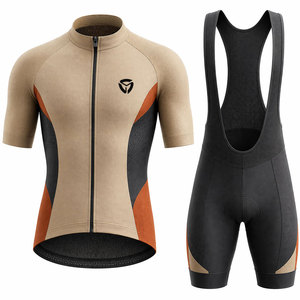 Uniforme de cyclisme pour hommes, tissu léger et respirant, coupe confortable, idéal pour les longues distances et les séances d'entraînement - Product Image 1